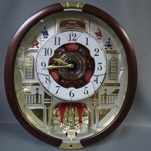 SEIKO Melodies in Motion Clock Swarovski Crystals Collectors Ed. MS-XM554-1